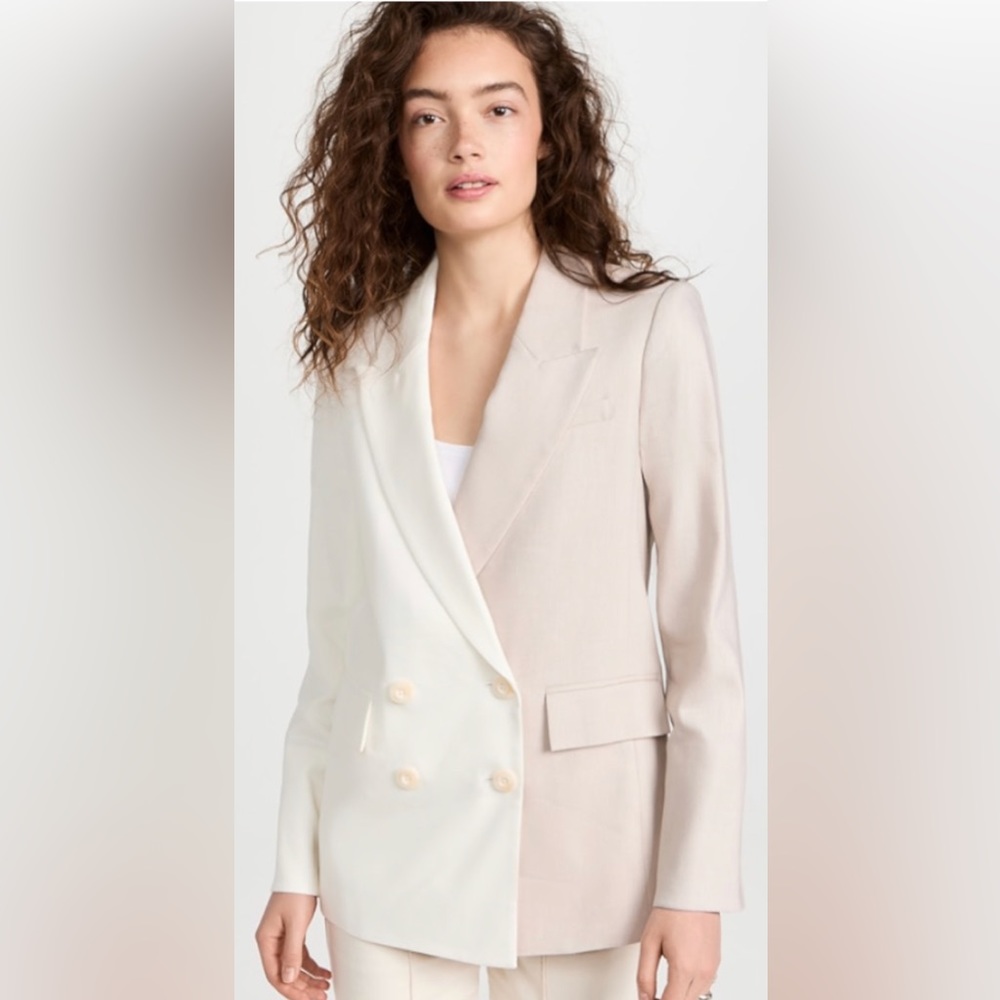 Veronica Beard Braeton Two-Tone Dickey Jacket